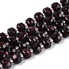 Natural Garnet Beads Strands G-N327-08A-03-2
