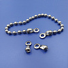 304 Stainless Steel Ball Chain Connectors STAS-WH0014-28A-P-3