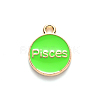Alloy Enamel Pendants ENAM-S124-01B-06H-3