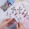 DIY Gothic Earring Making Kit DIY-SZ0009-44-5