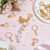 DIY Keychain Findings Kits DIY-SP0006-96G-4
