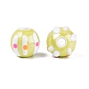 Handmade Porcelain Ceramic Beads PORC-Q005-03E-2