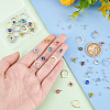 DIY Evil Eye Drop Earring Making Kit DIY-AR0002-72-3