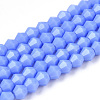 Opaque Solid Color Imitation Jade Glass Beads Strands EGLA-A039-P2mm-D19-1