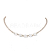 Glass Beads Necklaces NJEW-JN04721-4