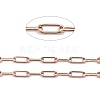 Ion Plating(IP) 304 Stainless Steel Paperclip Chains CHS-F010-01C-RG-01-1