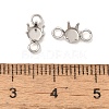 304 Stainless Steel Charms Rhinestone Claw Settings STAS-U025-04A-P-3