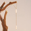 Natural Keshi Pearl Stick Pendant Stainless Steel Long Y Necklaces for Women SV1483-4