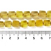Natural Yellow Fluorite Beads Strands G-G053-B07-01-5