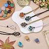 Braided Waxed Cotton Thread Cords Macrame Pouch Necklace Making AJEW-SW00020-3