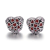 Hollow 925 Sterling Silver European Beads OPDL-L017-056TAS-1