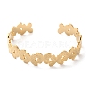 304 Stainless Steel Cuff Bangles for Women LS-BJEW-K263-05G-12-2
