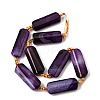 Natural Banded Agate Beads Strands G-H342-B06-01-2