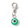 16Pcs 16 Styles Evil Eye Resin Pendant Decorations HJEW-JM01952-02-4