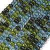 Dyed Imitation Gemstone Glass Beads Strands GL-Z001-03B-10-1