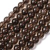 Natural Smoky Quartz Bead Strands G-G735-28-8mm-2