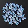 35Pcs Transparent Spray Painted Glass Beads GLAA-YW0001-69A-2