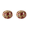 2Pcs Handmade Tibetan Style Beads KK-TA0008-43-1
