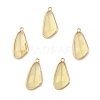 5Pcs Glass Pendants GLAA-YW0004-78C-1