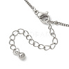 304 Stainless Steel Satellite Chain Bracelet Making AJEW-JB01578-02-4