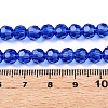 Transparent Glass Beads EGLA-A035-T4mm-D21-4