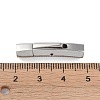 Non-Tarnish 316 Stainless Steel Bayonet Clasps STAS-K282-07C-P-3
