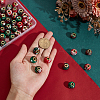 100Pcs 2 Colors Polyester European Beads FIND-PH0029-12-3