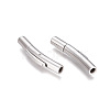 Tarnish Resistant Column 304 Stainless Steel Bayonet Necklace Clasps STAS-N014-36-2