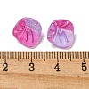 Electroplated Glass Beads GLAA-G119-01F-3