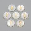 Freshwater Shell Pendants SHEL-Q010-007G-1