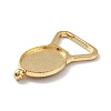 Alloy Pendant Cabochons Settings FIND-I018-02LG-3