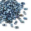 Picasso Glass Seed Beads SEED-Q038-02G-1