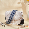 Adjustable Polyester Geometric Pattern Bag Straps FIND-WH0096-21-2