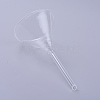 Transparent Glass Funnel Hopper AJEW-WH0104-45D-1