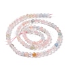 Natural Morganite Bead Strands G-P213-18-4mm-2