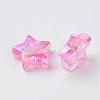 Eco-Friendly Transparent Acrylic Beads PL556-6-3
