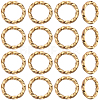 CREATCABIN 100Pcs Brass Open Jump Rings KK-CN0002-53-1