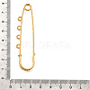 304 Stainless Steel Safety Pins Brooch Findings STAS-K252-11C-G-3