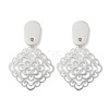 304 Stainless Steel Stud Earrings EJEW-Z089-32P-4