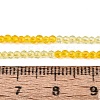 Transparent Glass Beads Strands GLAA-N074-01A-03-5