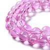 Drawbench Transparent Glass Beads Strands GLAD-Q012-10mm-03-3