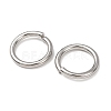 Tarnish Resistant 304 Stainless Steel Open Jump Rings X-STAS-R065-41-1