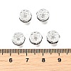 Brass Grade A Rhinestone Spacer Beads RB-A014-Z8mm-12S-4