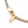 304 Stainless Steel Curb Chain Necklaces NJEW-JN03426-3
