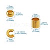 Brass Crimp Beads KK-TA0007-57-9