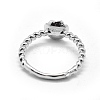 Brass Finger Cup Peg Ring Settings LS-KK-L184-58P-5