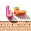 UV Plating Opaque Acrylic European Beads SACR-Z007-01J-3