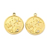 PVD Vacuum Plating 304 Stainless Steel Pendants STAS-L278-025G-1