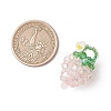 Glass Seed Beaded Pendants PALLOY-MZ01238-02-2