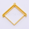 Alloy Open Back Bezel Pendants PALLOY-WH0071-58G-RS-1
